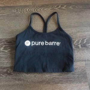 Beyond Yoga Pure Barre racerback crop